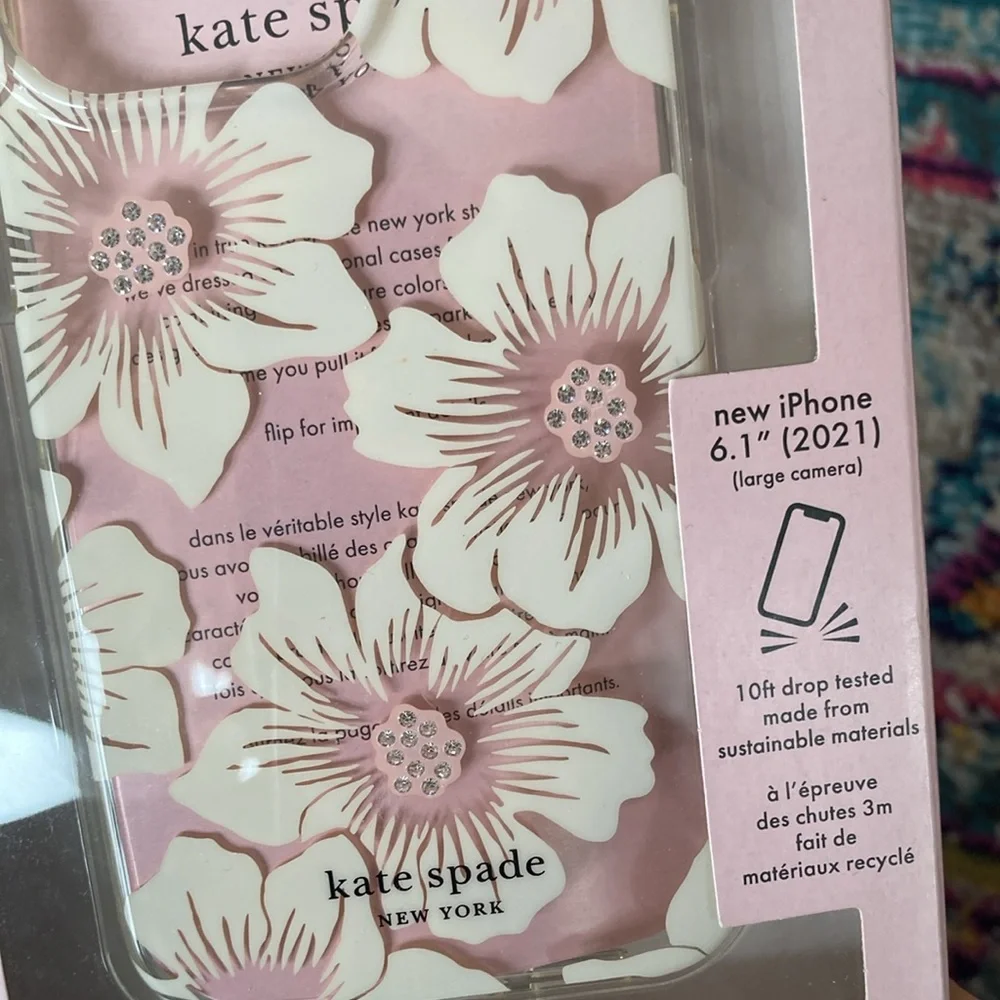 kate spade Pink Floral iPhone 13 Case
**LARGE CAMERA** - Picture 3 of 3